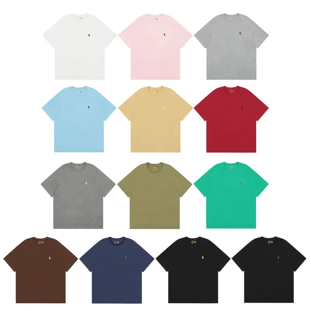 🅿️116 "Top quality" Style number: DS003# (not off the shelves all year round) [Ralph Lauren classic pony embroidered round neck basic short sleeves] ✅Ralph Lauren Ralph Lauren classic basic versatile round neck short sleeves ✅Main supplier platform live broadcast Wholesale entities Replenish when out of stock Not off the shelves ✅ZP quality 1:1 version Scan the code to enter the GF website Z cabinet quality ✅26 pieces of 180g hydrophilic toner 100% cotton fabric, comfortable and soft, strong breathability, high-end, cost-effective, good quality needless to say ✅Restore the original version, the maximum size can be worn up to 210 pounds, loose, comfortable and stress-free ✅Work wear, life wear, suitable for various occasions, must-have recommendation for couples Size: Powder white dark gray blue label light gray white label